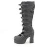 DemoniaCult - GOTHIKA160 Boots - Black Product image